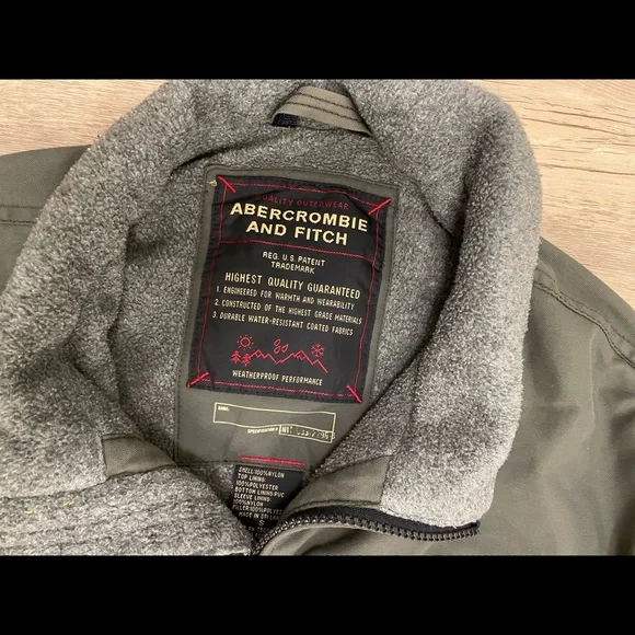 Abercrombie & Fitch Men’s Weatherproof Fleece Lined Coat - S - Picture 3 of 6